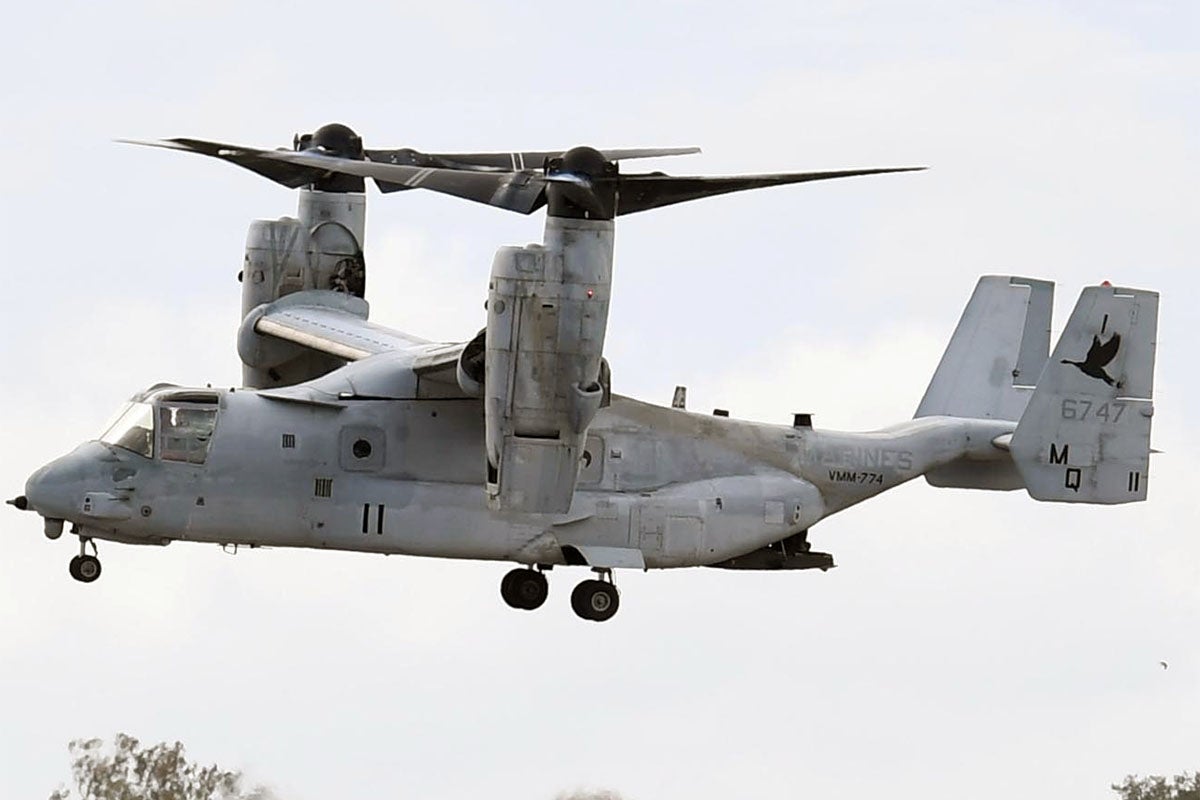 Four Killed In U.S. Marine Corps MV-22B Osprey Training Incident In Norway