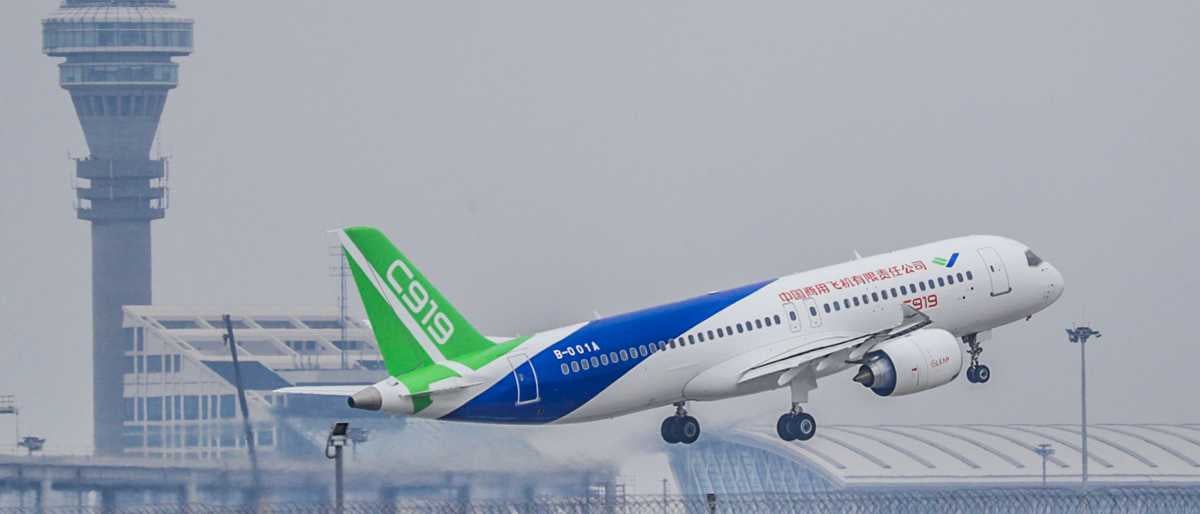 First Pre-Delivery Test Flight for China’s COMAC C919
