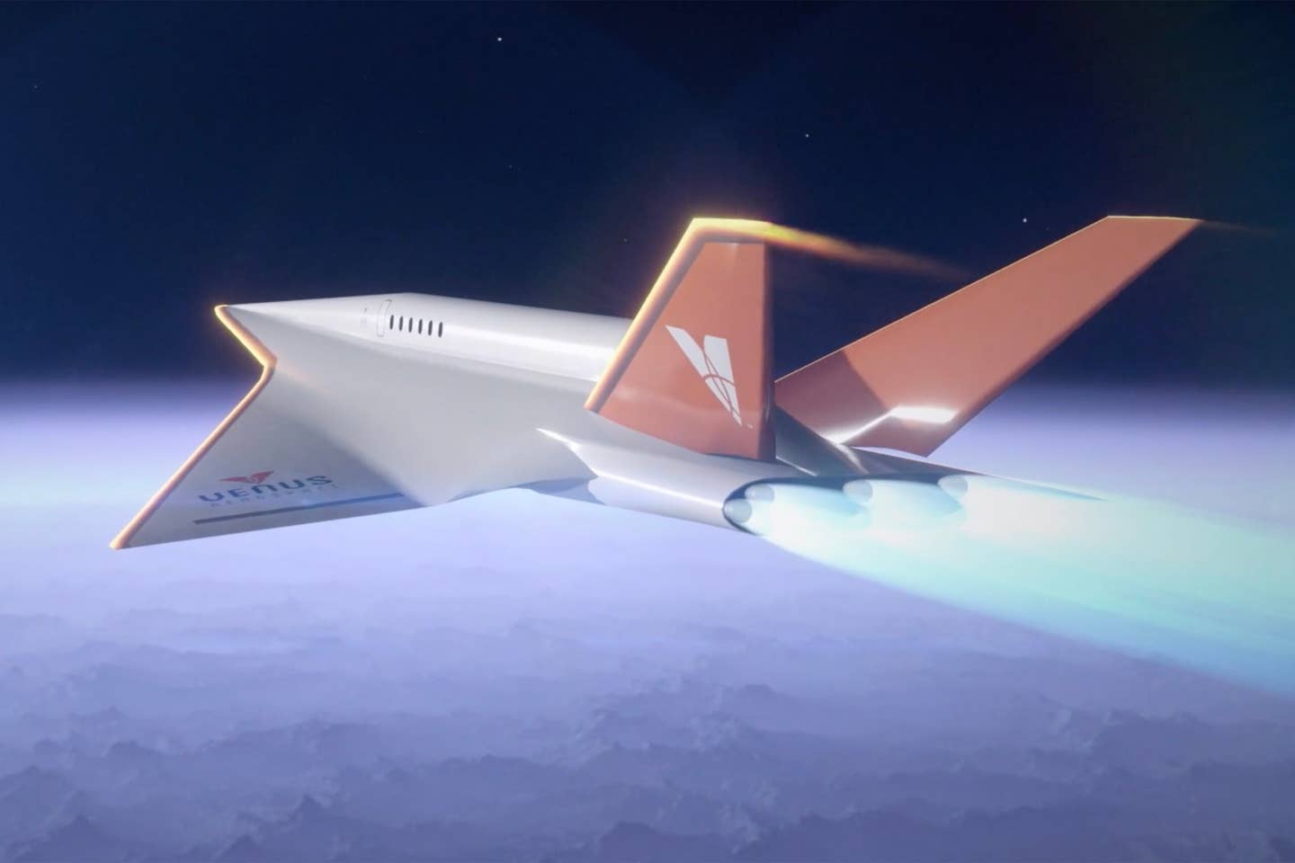Artist rendering of Stargazer in flight