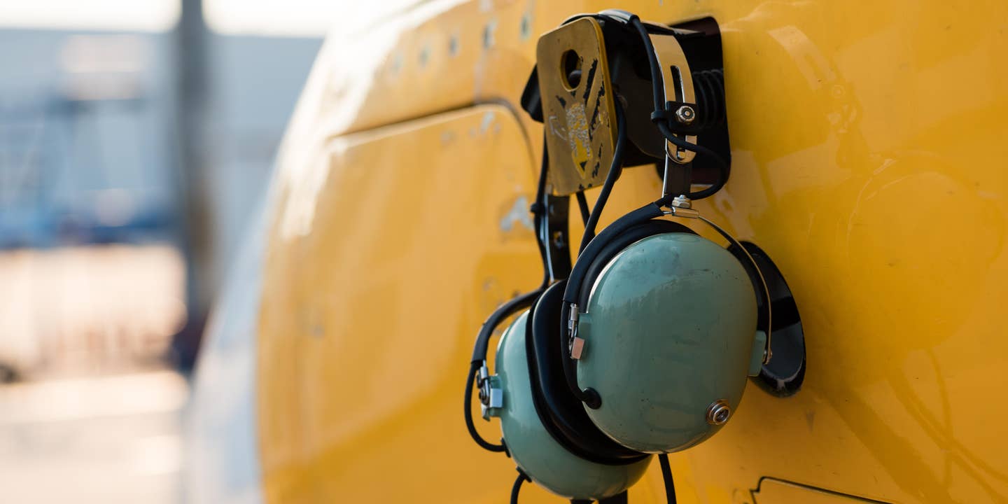 In ear aviation headset