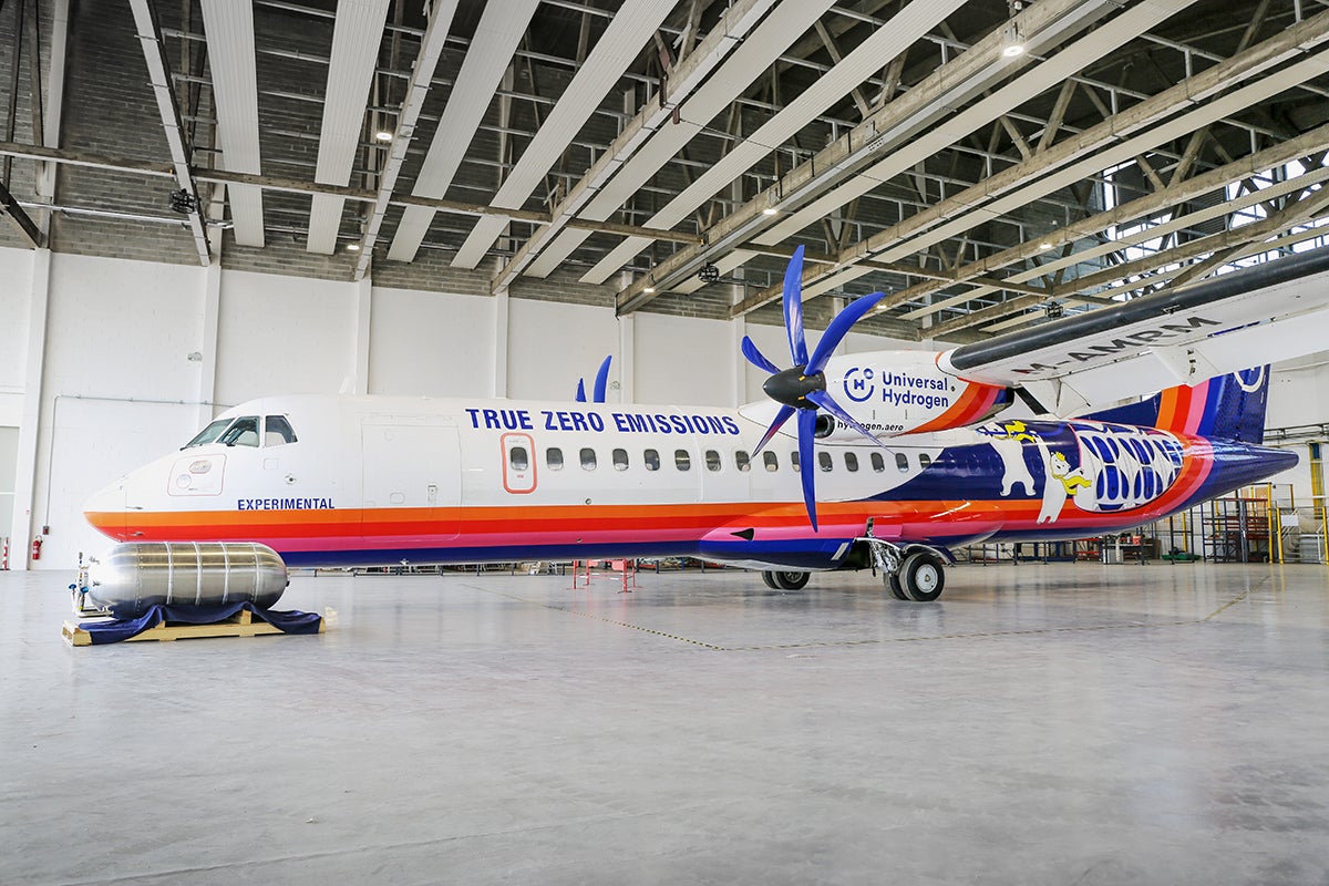 ATR 72 Hydrogen-Electric Demonstrator Unveiled