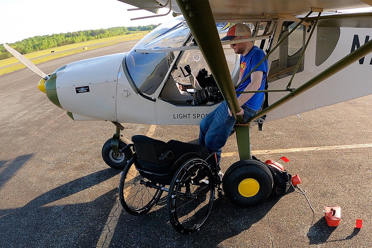 A Major Disability Could Not Stop This Determined Sport Pilot