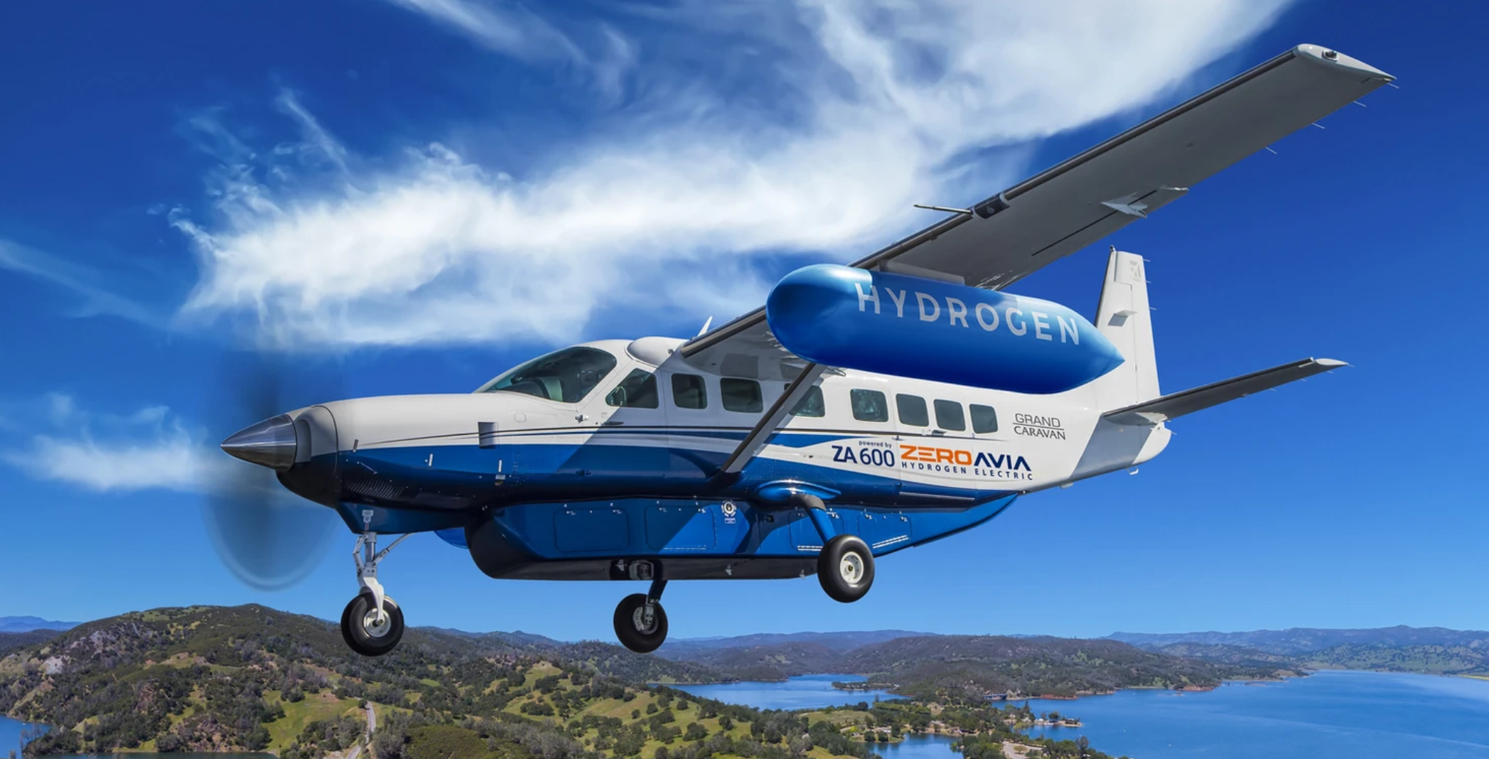 ZeroAvia and Textron to Build Hydrogen-Electric Engine for Cessna Grand Caravan