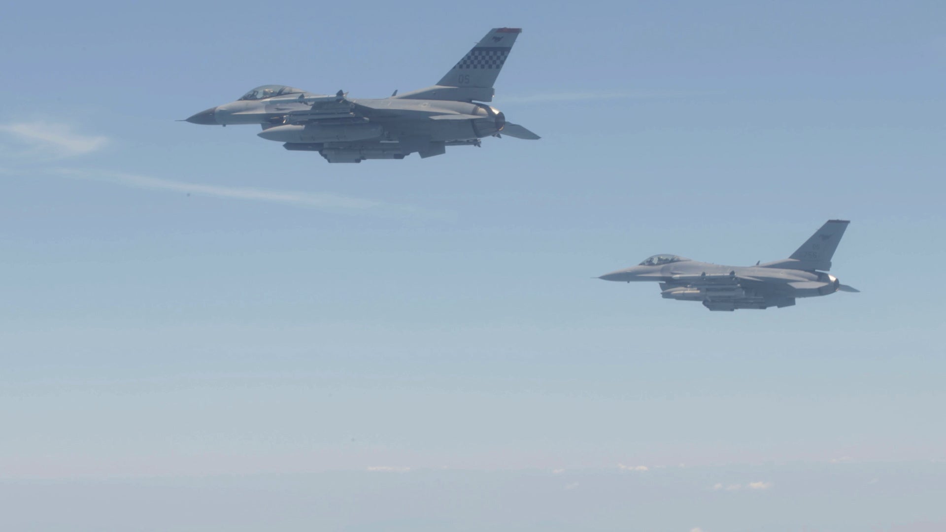 NORAD F-16s Intercept Russian Bombers Near Alaskan Airspace