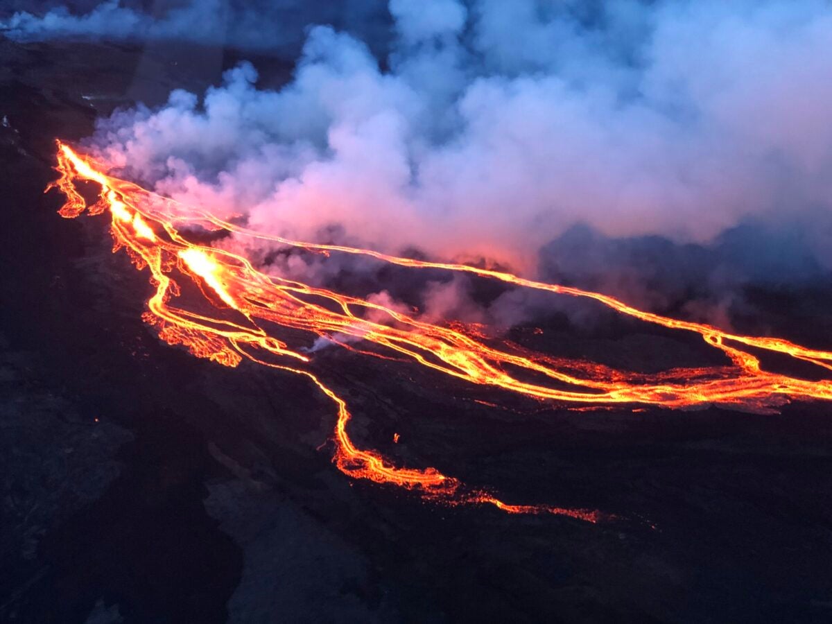 Civil Air Patrol Assists In Monitoring Hawaiian Volcano Lava Flow