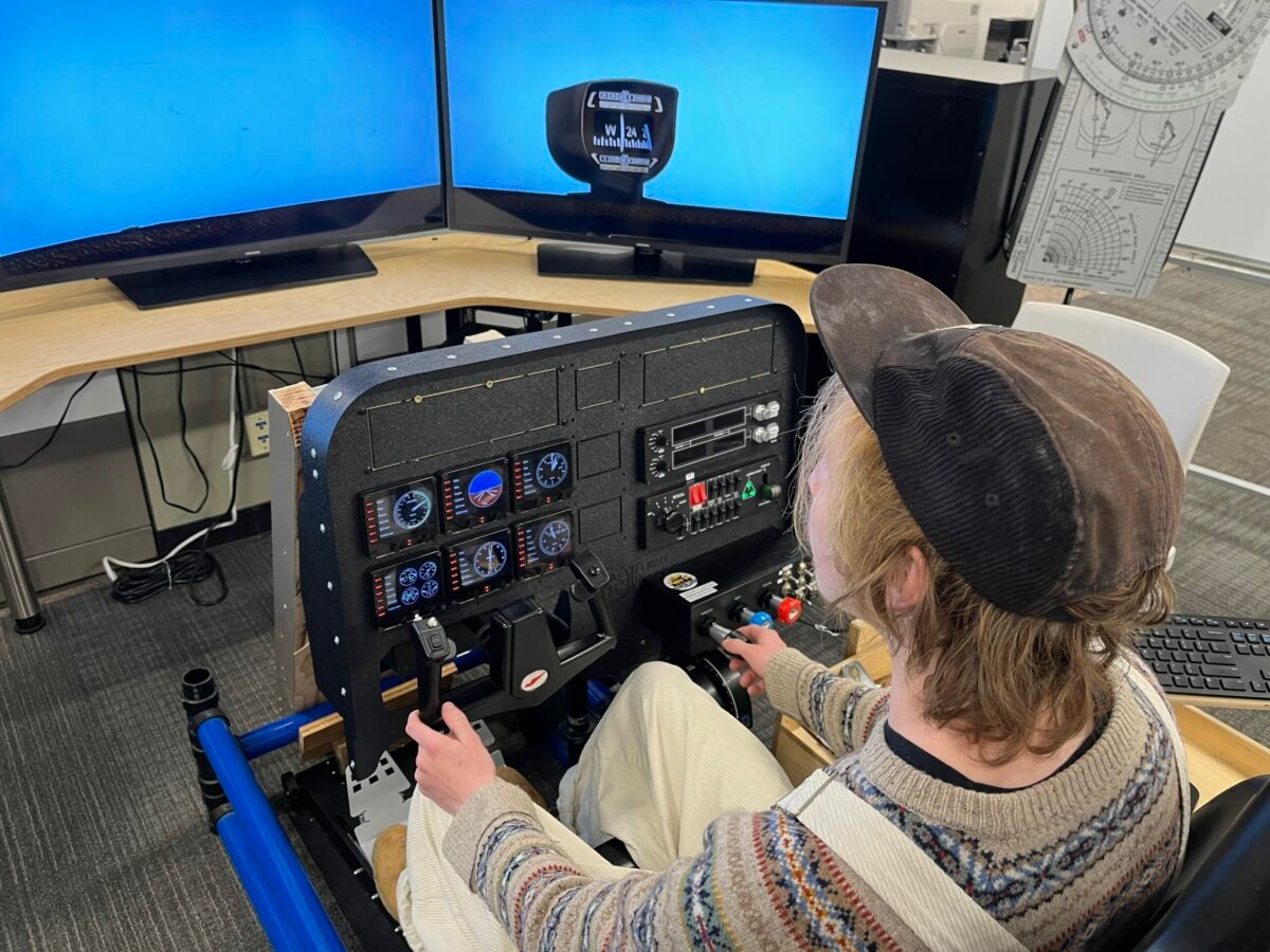 Aviation Simulator To Land in Cal Poly Humboldt Library