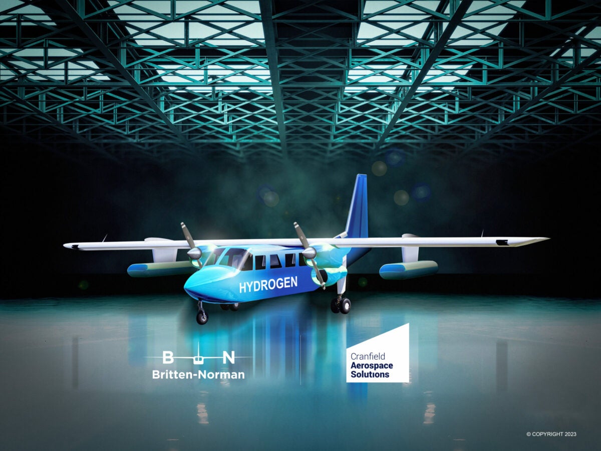 Britten-Norman, Cranfield Aerospace To Merge in Pursuit of Hydrogen Fuel