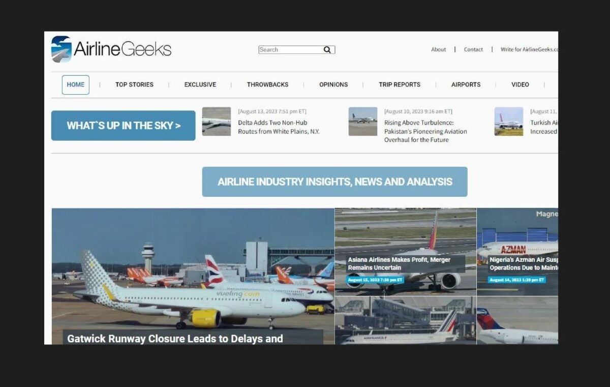 FLYING Acquires AirlineGeeks Digital Media Site