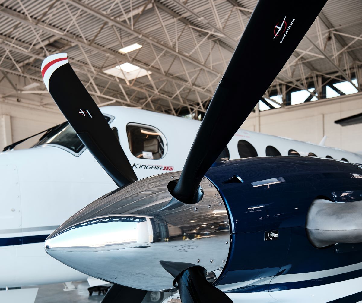 McCauley Celebrates Certification for King Air Props