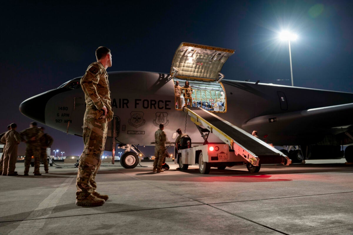 F-16s, KC-135 Aerial Refuelers Arrive at CENTCOM