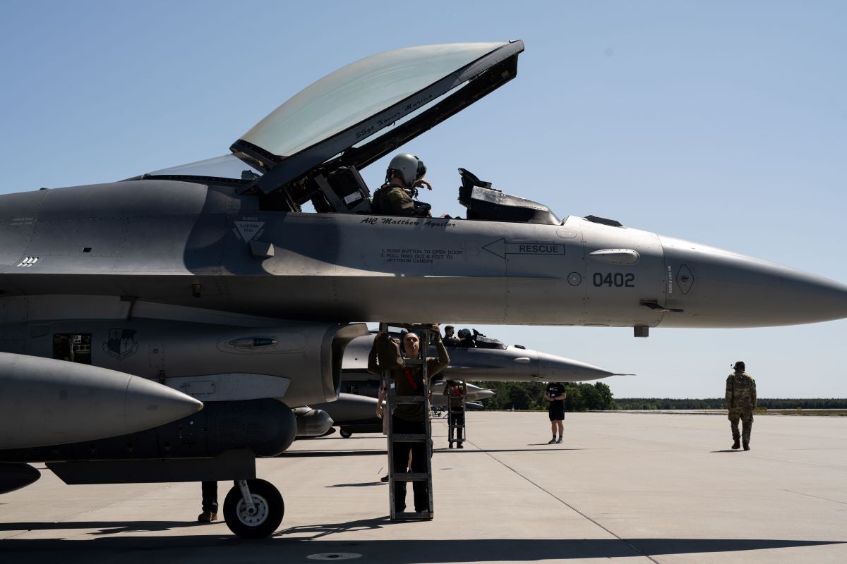U.S. Air Force Deploys F-16s to Poland