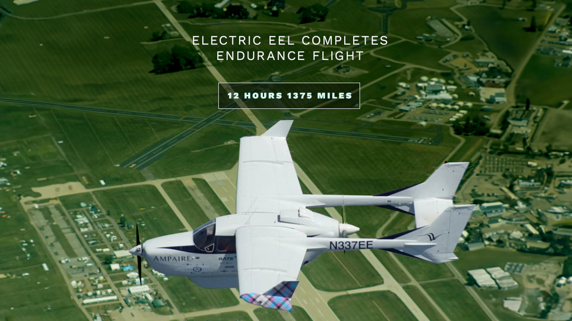 12-Hour Hybrid-Electric Flight Sets New Endurance Record