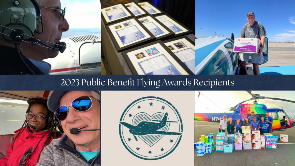 National Aeronautic Association Names Recipients of Public Benefit Flying Awards