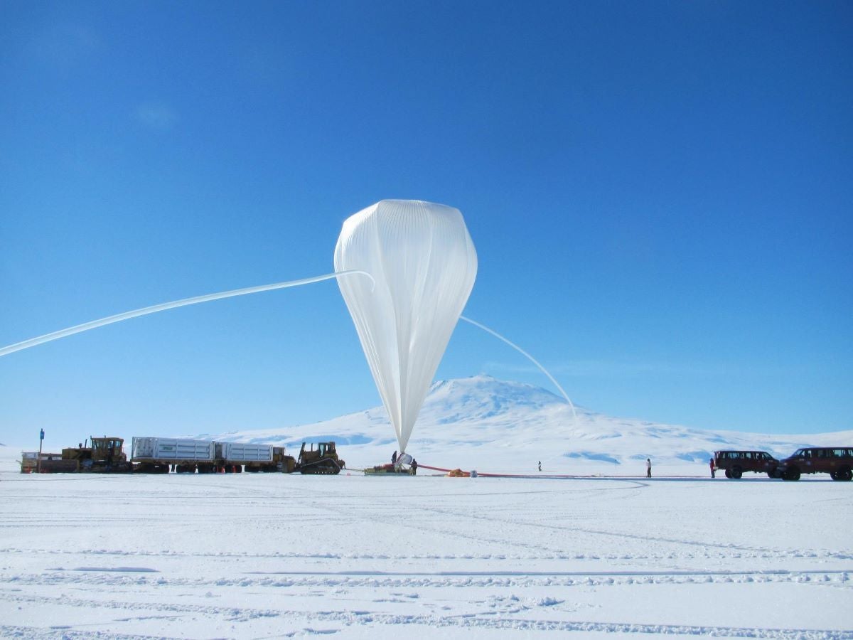 NASA GUSTO Scientific Balloon Mission Underway at South Pole