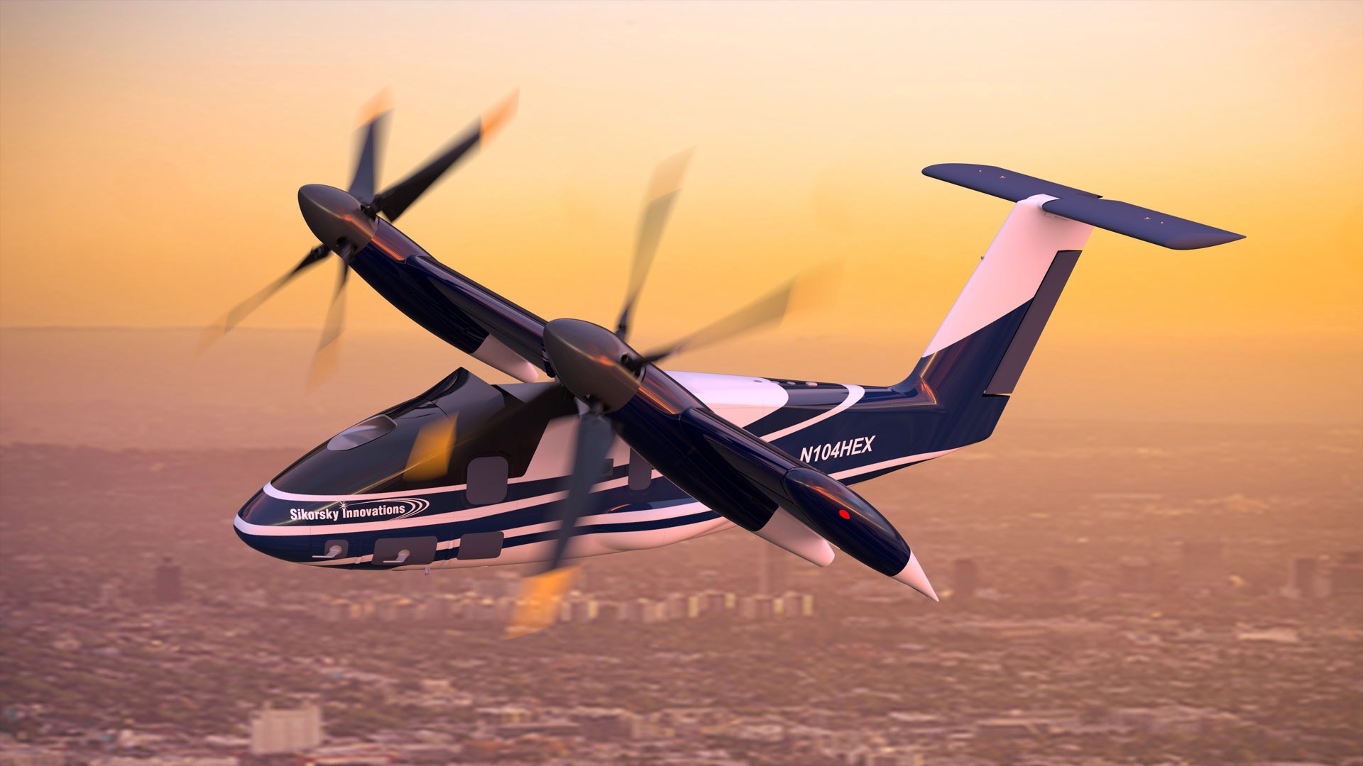Sikorsky Looks to Enter eVTOL Industry with Eye-Catching Tilt-Wing Design
