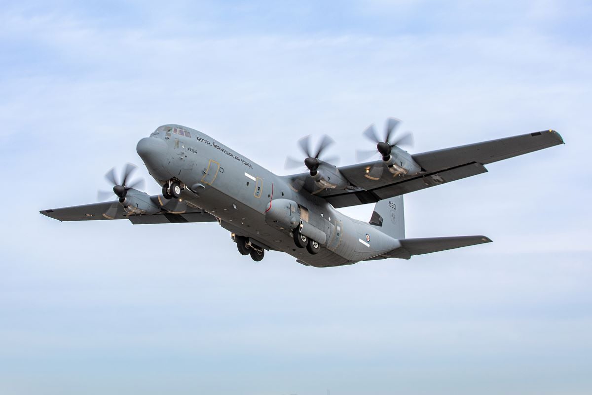 Royal Norwegian Air Force Receives Upgraded Super Hercules