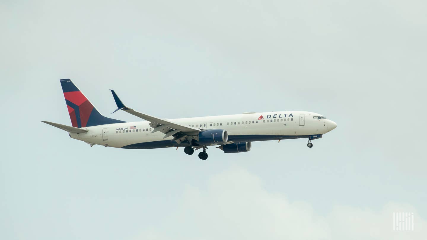 A Delta Air Lines Boeing 373 MAX