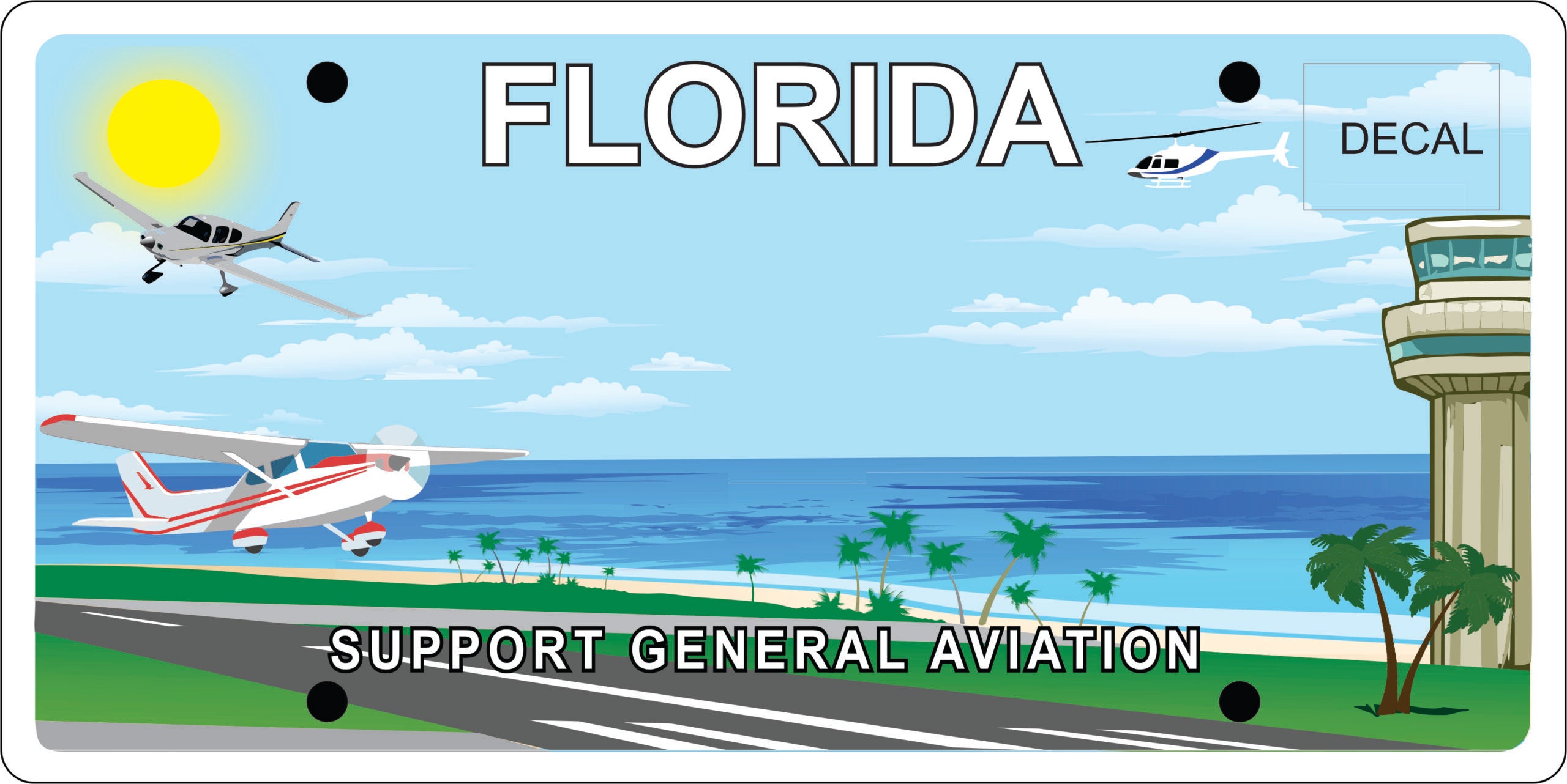 Sales of Aviation License Plates to Begin in Florida Later This Year