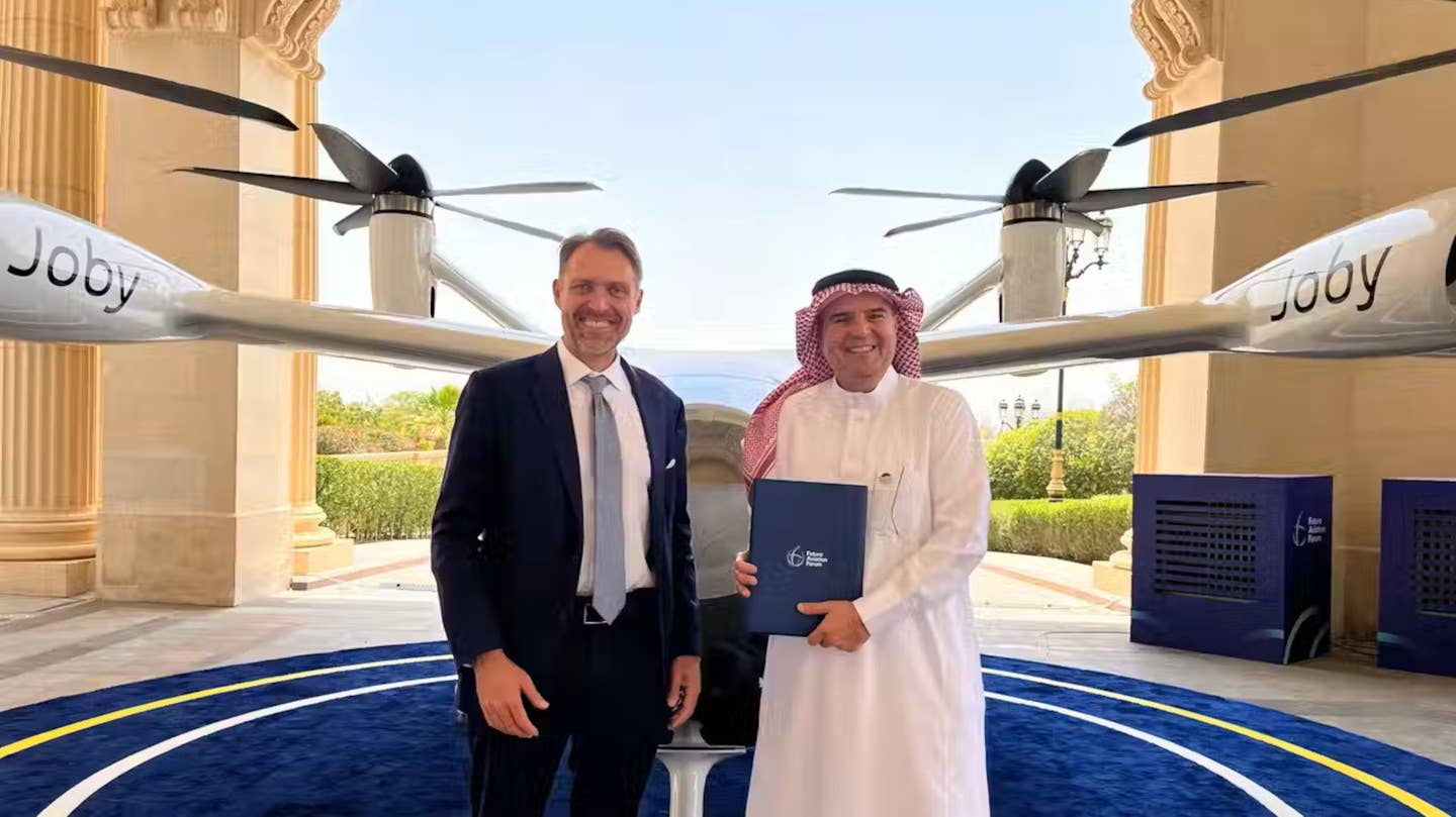 Joby Mukamalah Saudi Arabia eVTOL air taxi agreement