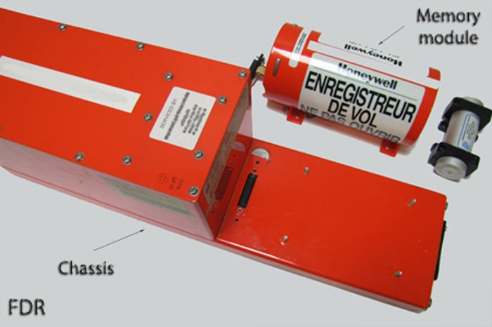 AF Flight Data Recorder and Chassis