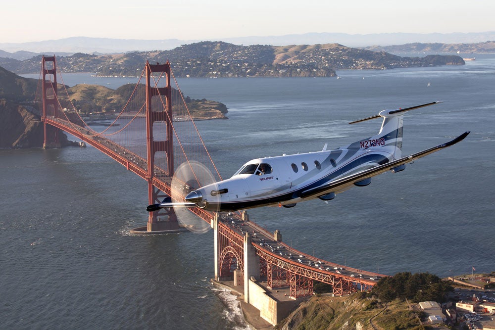 A Pilatus aircraft