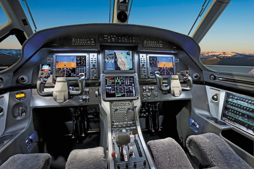 Pilatus PC-12 Cockpit
