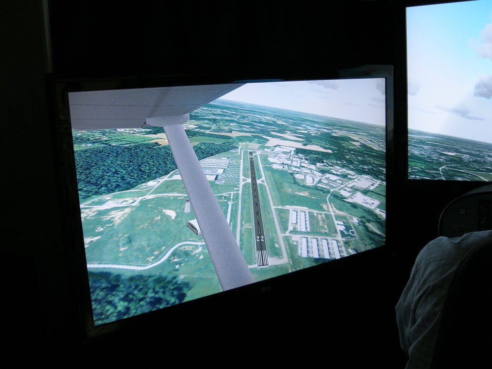 Sporty's Frasca Mentor Simulator