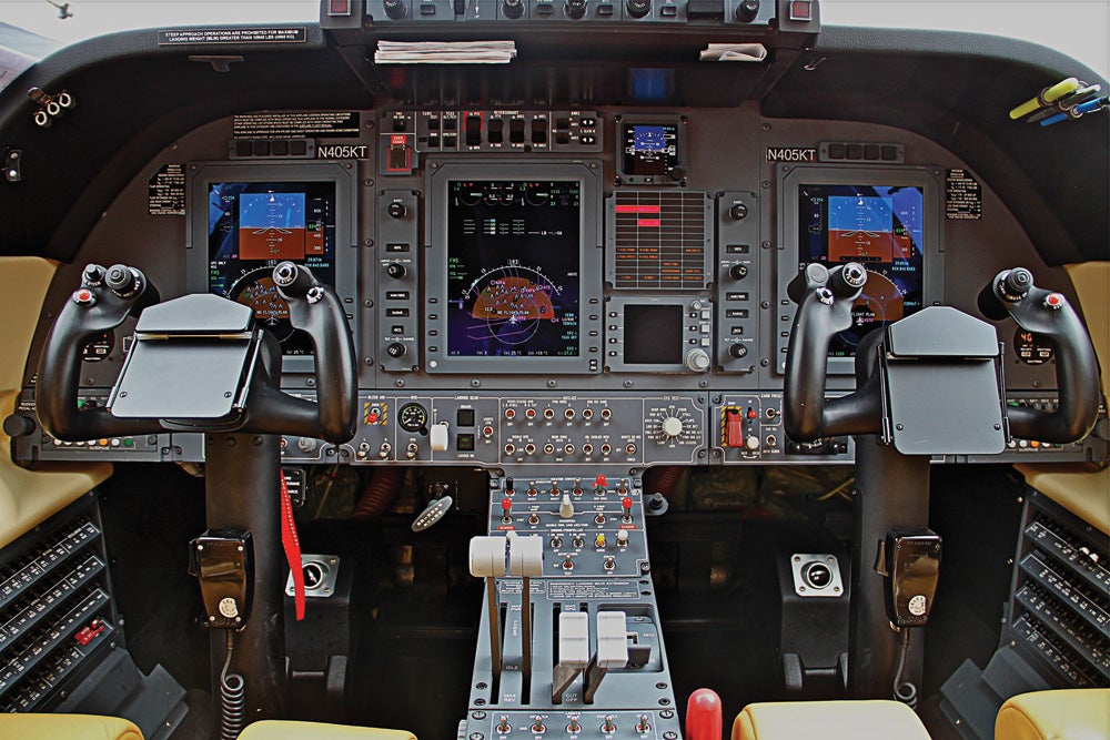 Piaggio P.180 Avanti II Cockpit