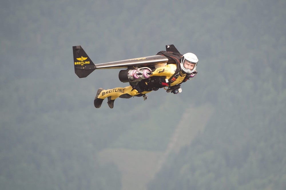 Jetman Flying with the DC-3