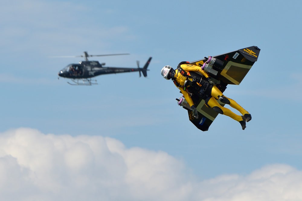 Jetman Flying with the DC-3