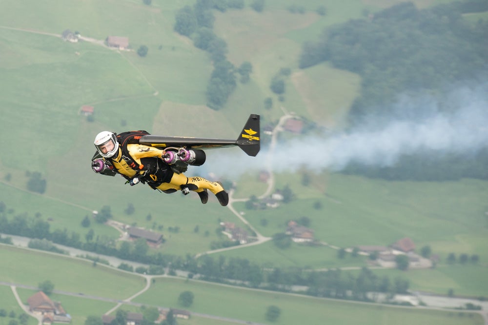 Jetman Flying with the DC-3