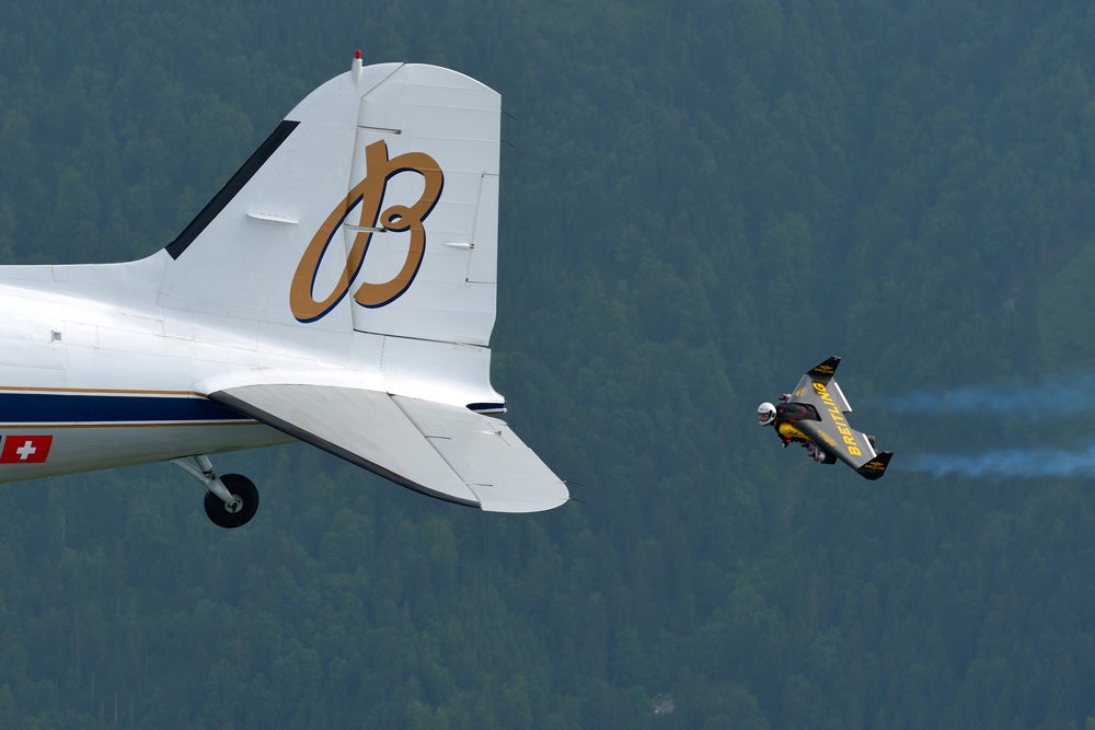 Jetman Flying with the DC-3