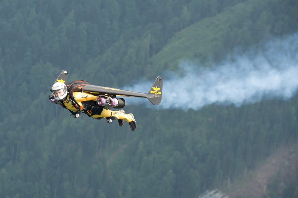 Jetman Flying with the DC-3