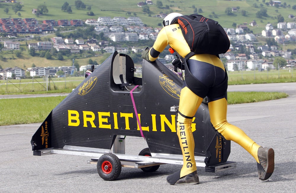 Jetman Flying with the DC-3
