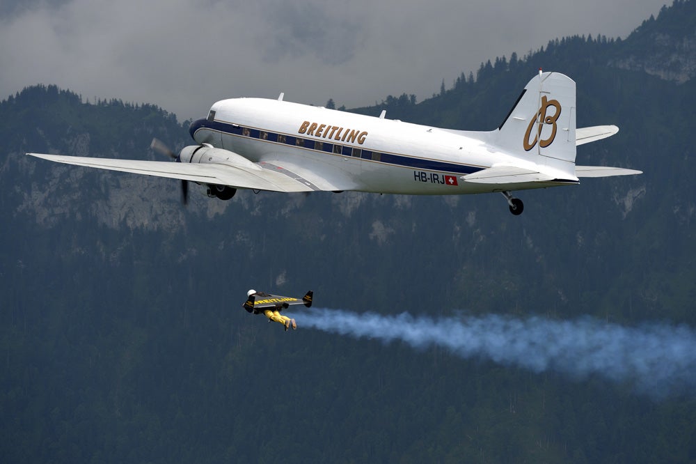 Jetman Flying with the DC-3