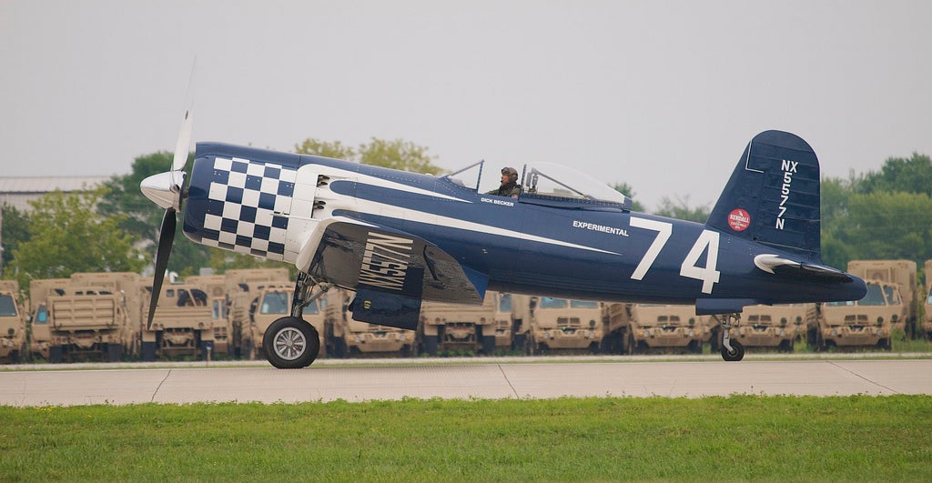 Bob Odegaard and his Super Corsair