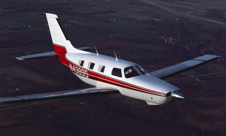 A Piper Malibu aircraft