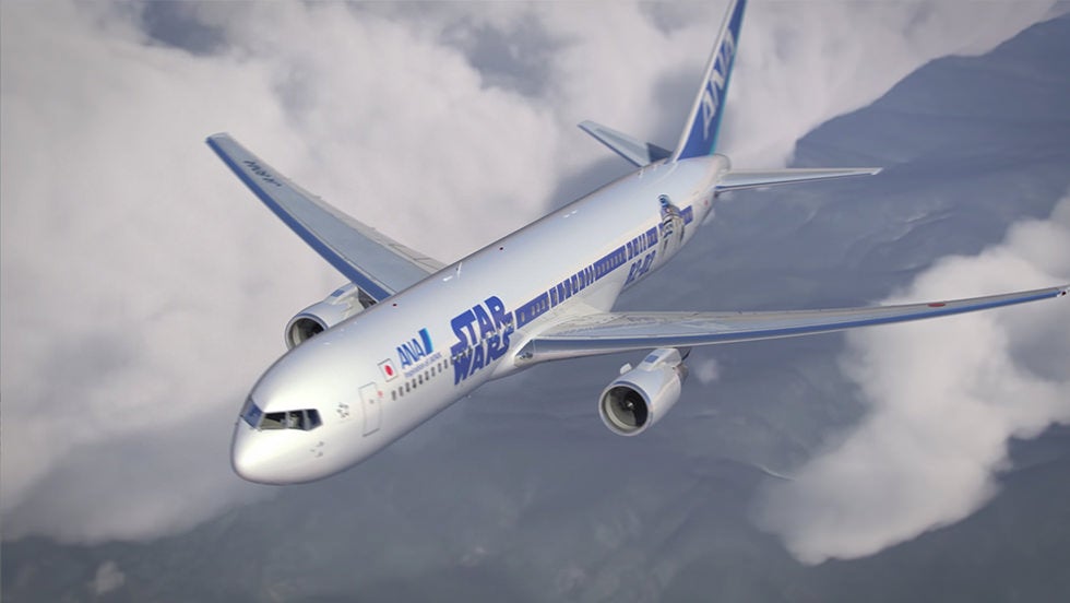 Star Wars Themed Airliner