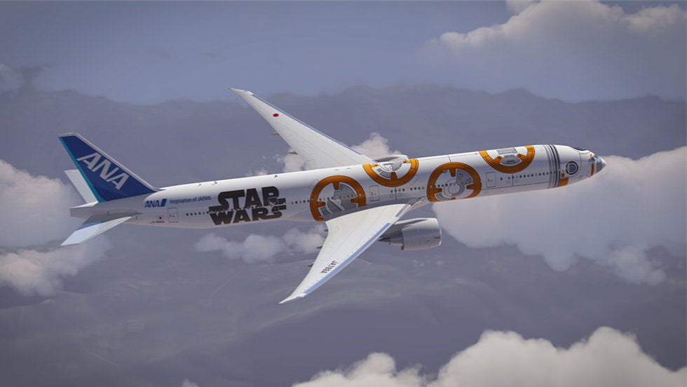Star Wars Themed Airliner