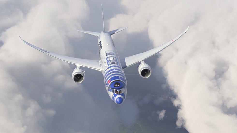 Star Wars Themed Airliner