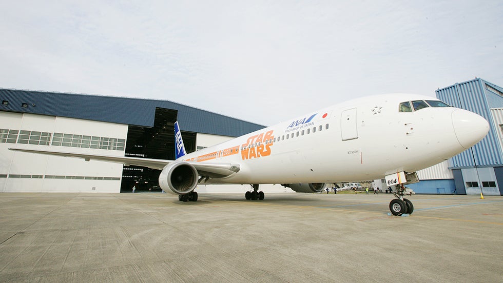 Star Wars Themed Airliner