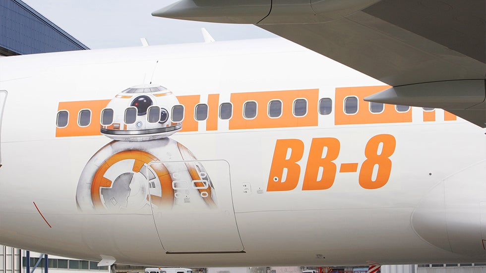 Star Wars Themed Airliner