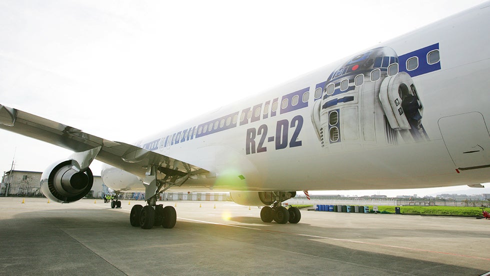 Star Wars Themed Airliner