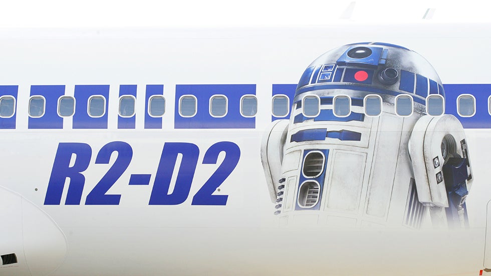 Star Wars Themed Airliner