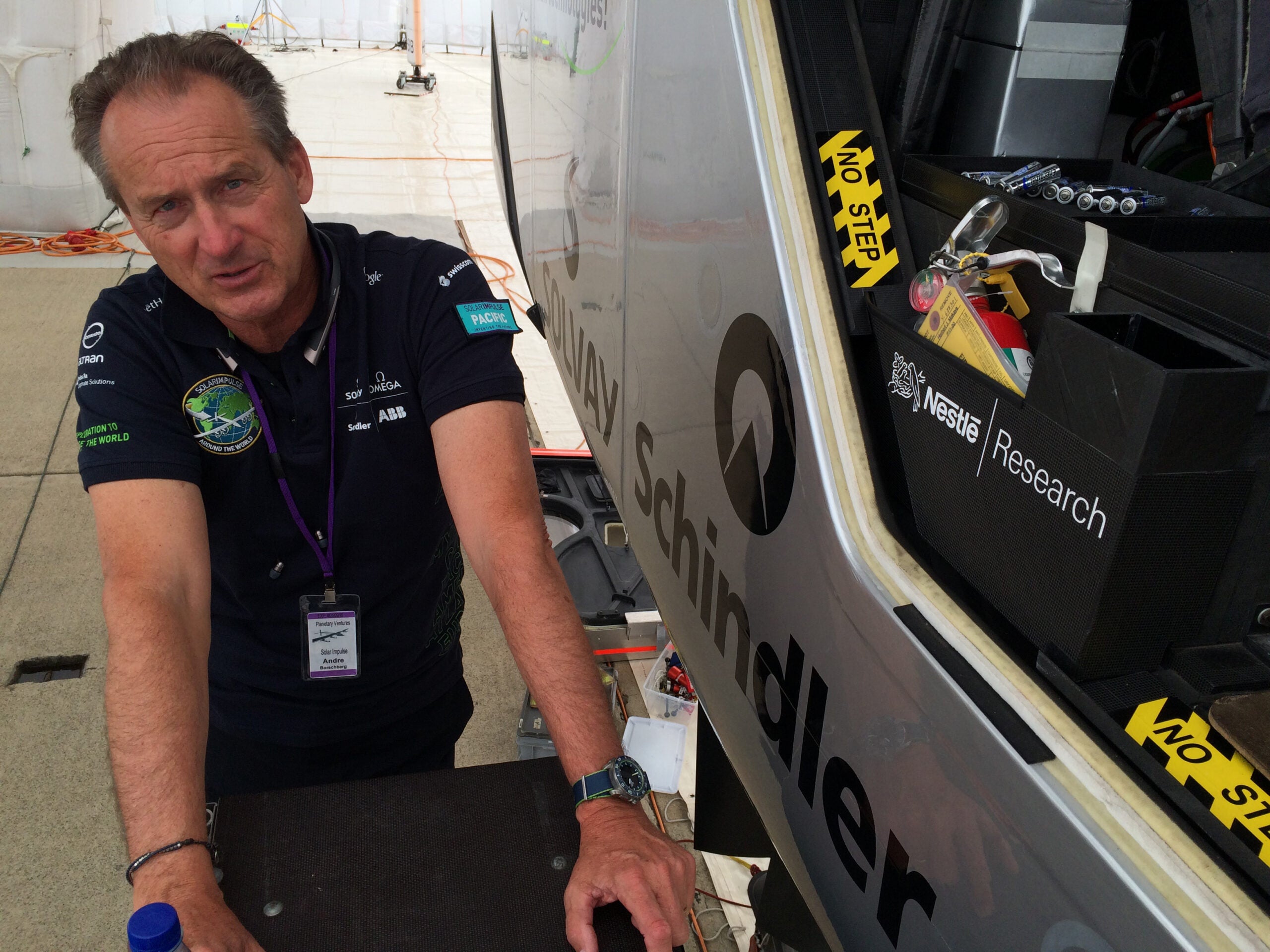Solar Impulse Moffett Airfield