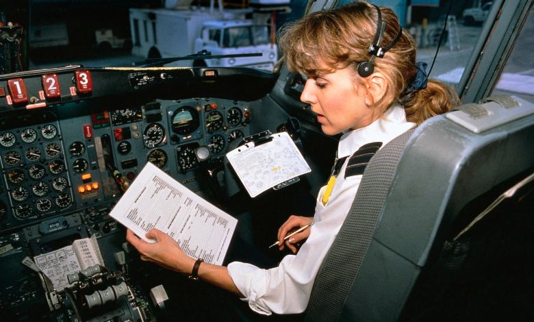 Airline pilot is one of the top-paying aviation careers. [Credit: FLYING Archive]