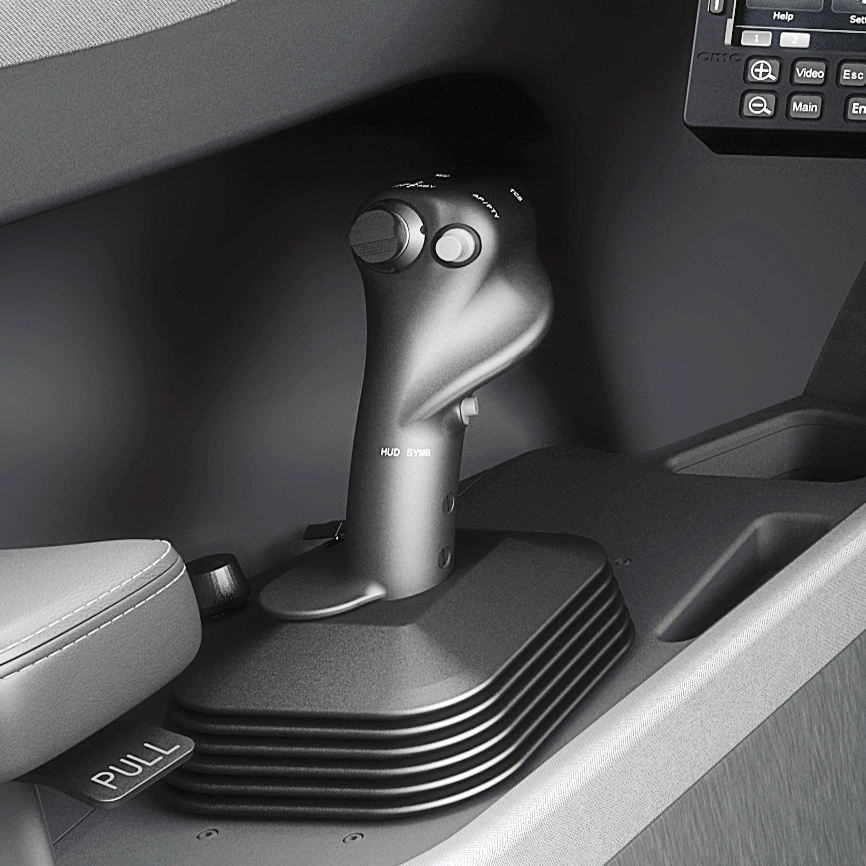 Falcon 8X side stick