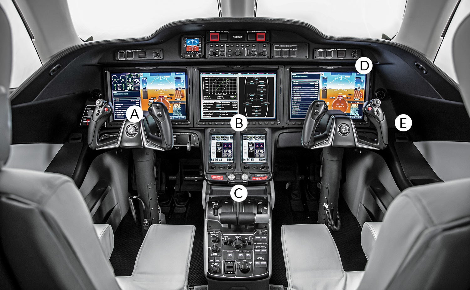 HondaJet cockpit