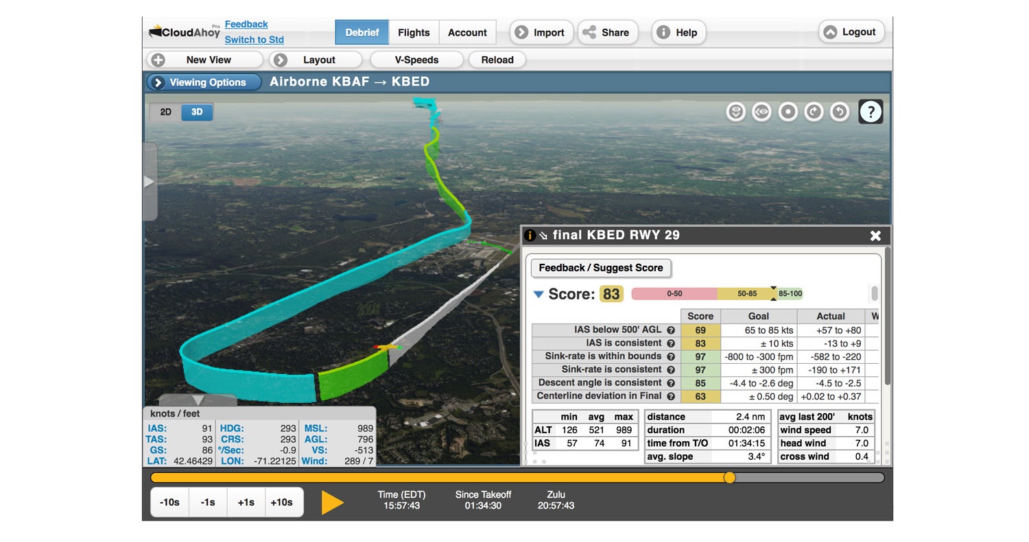 CloudAhoy Flight App