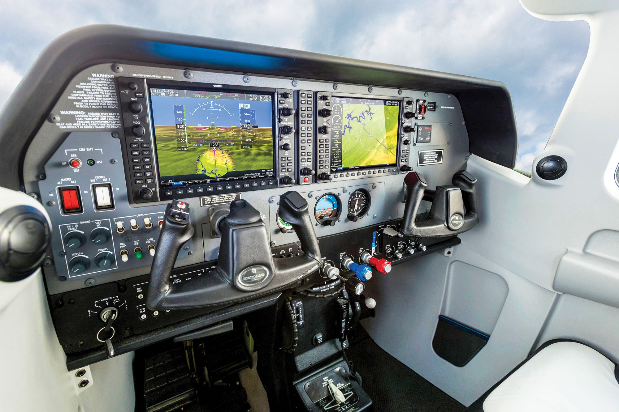 airplane cockpit